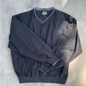 Cabela’s Windcrest Pullover Jacket Mens Large Gray V-Neck Windbreaker